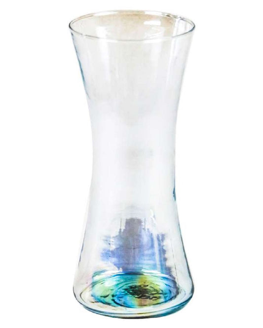 Florero D2T Iridiscente Vidrio 29x13 cm - PriceOnLine