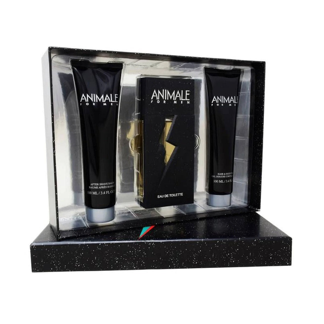 Set Animale Caballero Animale 3 pz (100 ml edt + 100 ml after shave + 100 ml body wash) - PriceOnLine