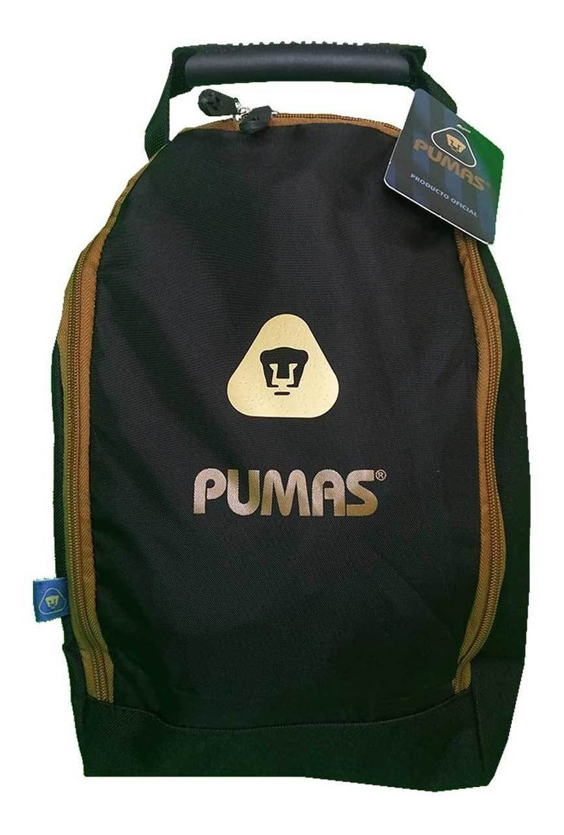 Zapatera Deportiva Pumas Unam Oficial Asa Negra Dorado - PriceOnLine | Perfumes y Fragancias PriceOnLine