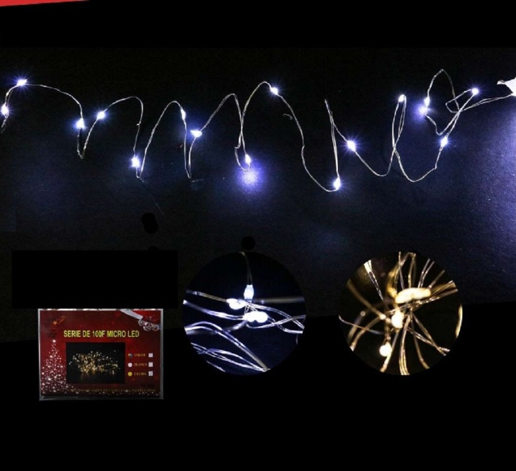 Luces Serie Navideña Micro Led 10 m Luz Calida Conector USB - PriceOnLine | Perfumes y Fragancias PriceOnLine