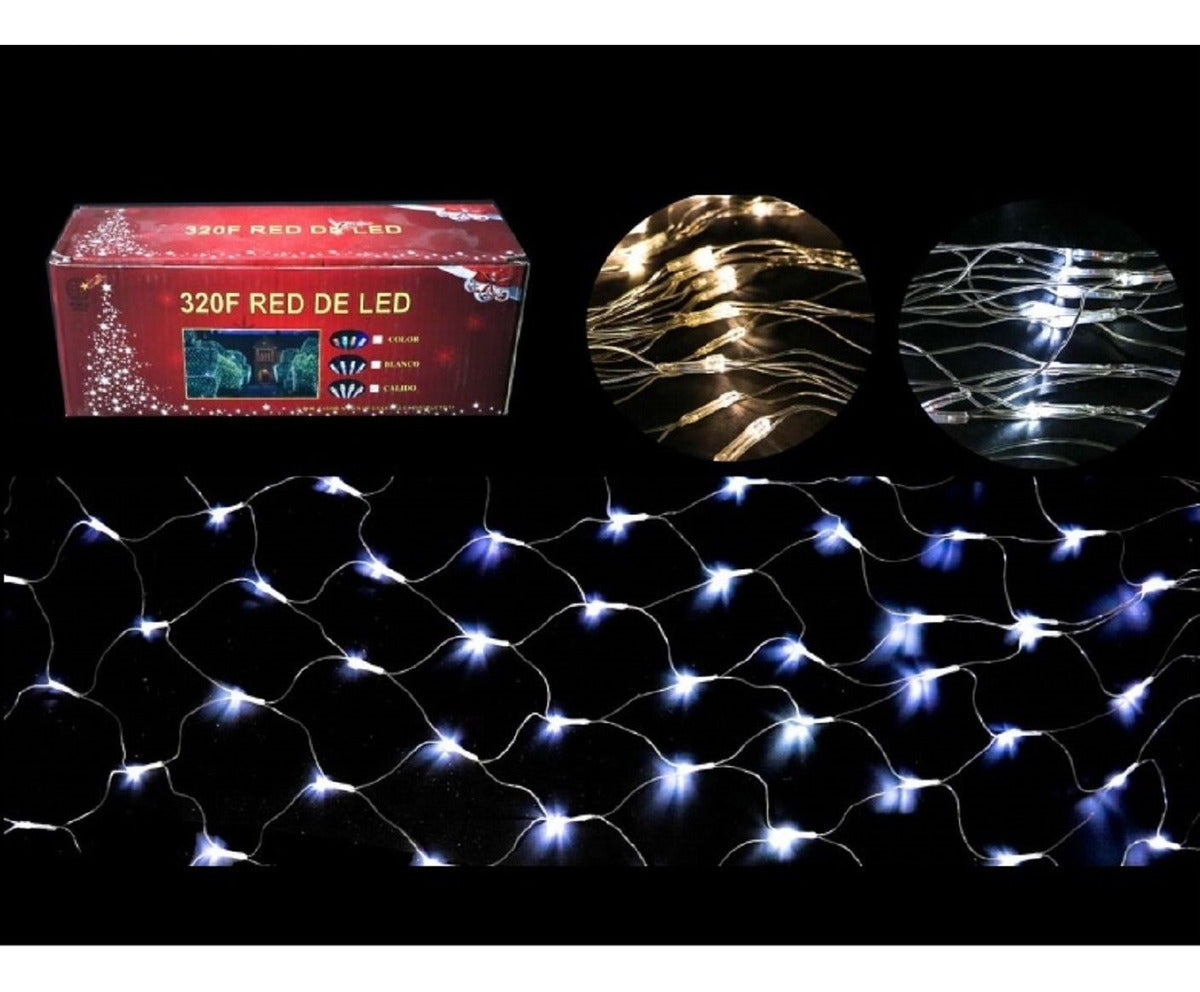 Luces Red Navideña 320F Foco Led 3 x 3 m Luz Blanca - PriceOnLine | Perfumes y Fragancias PriceOnLine