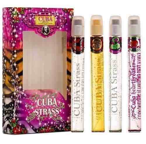 Set Cuba Strass Dama Des Champs 4 Pz 35 ml c/u Spray - PriceOnLine