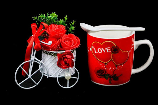 Taza At1313 Love Con Tricilo Roja 1399-11 - PriceOnLine