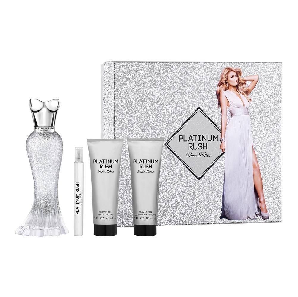 Set Platinum Rush Dama Paris Hilton 4 Pz - PriceOnLine