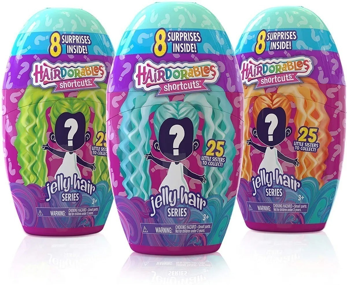 Muñeca Hairdorables Shortcuts 8 Sorpresas Incluidas Bandai - Naranja - PriceOnLine
