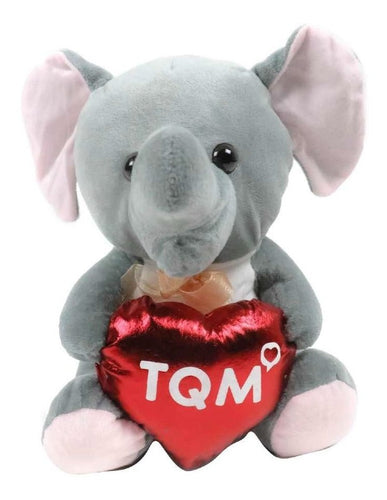 Peluche Zoo Tqm 26 Cm Elefante Gris Rosa - PriceOnLine