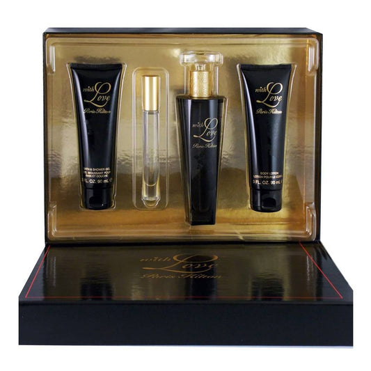 Set With Love Dama Paris Hilton 4 pz - PriceOnLine | Perfumes y Fragancias PriceOnLine