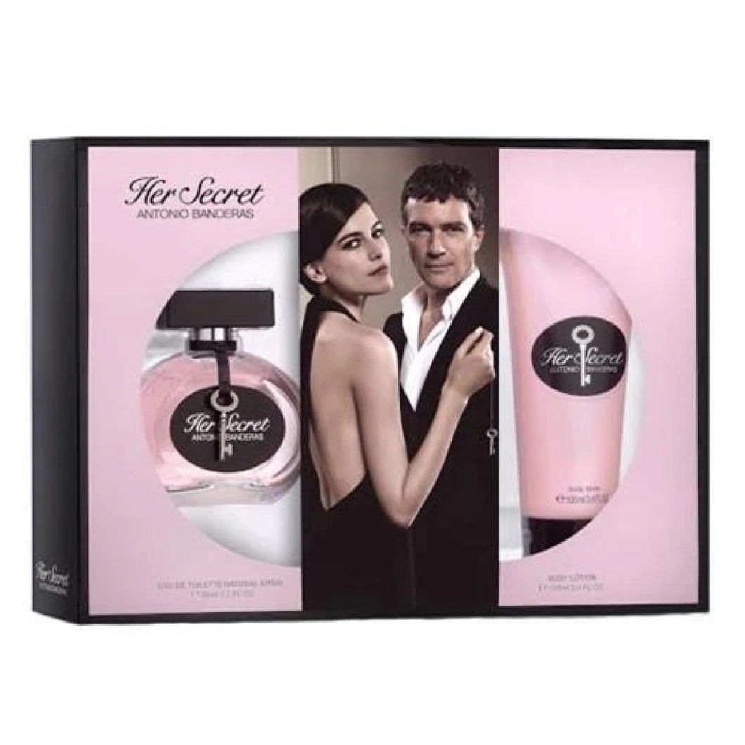 Set Her Secret Dama Antonio Banderas 2 pz (80 ml edt + body lotion) - PriceOnLine