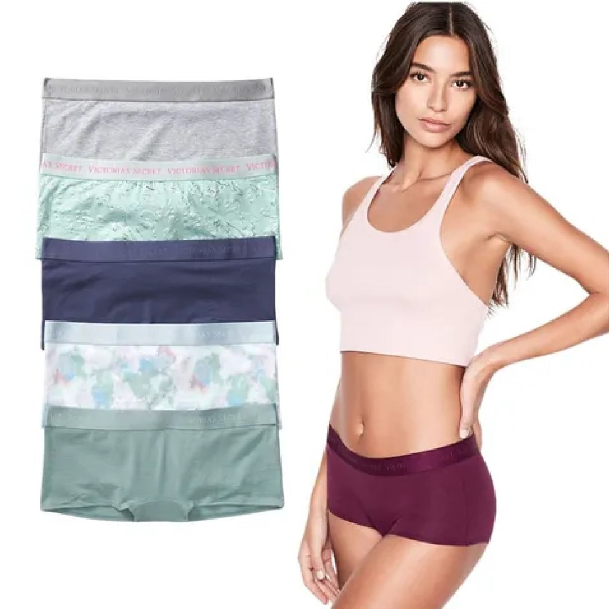 Panties Boyshort Victoria Secret - Talla M - PriceOnLine
