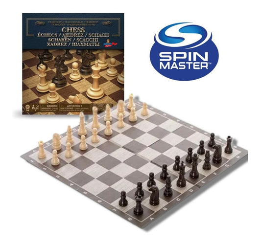 Tablero De Ajedrez Chess Clasico Spin Master 32 Piezas - PriceOnLine