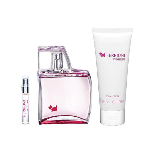 Set Ferrioni Woman Dama Ferrioni 3 pz - PriceOnLine | Perfumes y Fragancias PriceOnLine