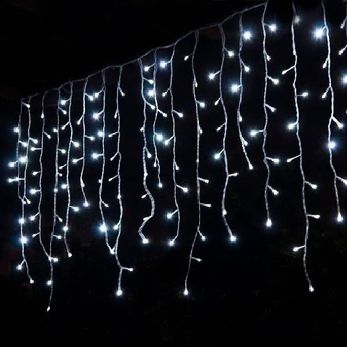 Luces Cascada Navideña 400F Led 8.5 m Luz Blanca - PriceOnLine | Perfumes y Fragancias PriceOnLine