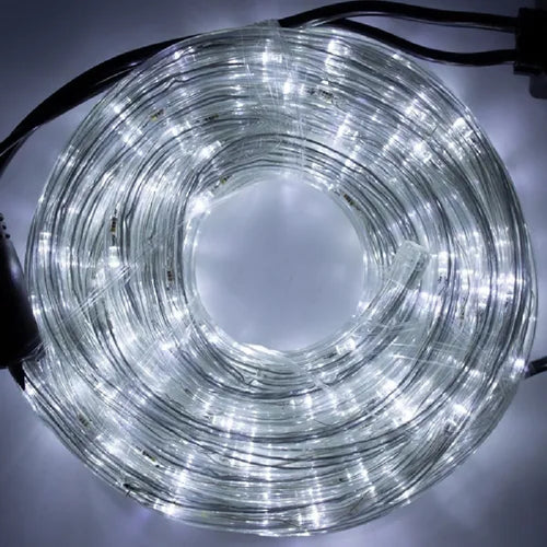 Luces Serie Manguera Navideña Led Luz 10 M Exterior Blanca - PriceOnLine