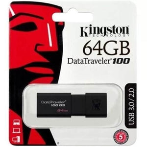 Kingston Memoria Usb Datatraveler Usb 3.0 64gb Dt100g3/64gb - PriceOnLine